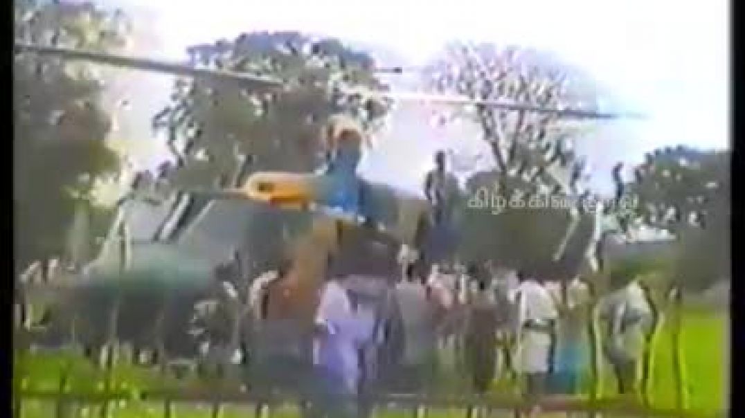 Helicopter that landed in vanni(Unknown area), late 90s