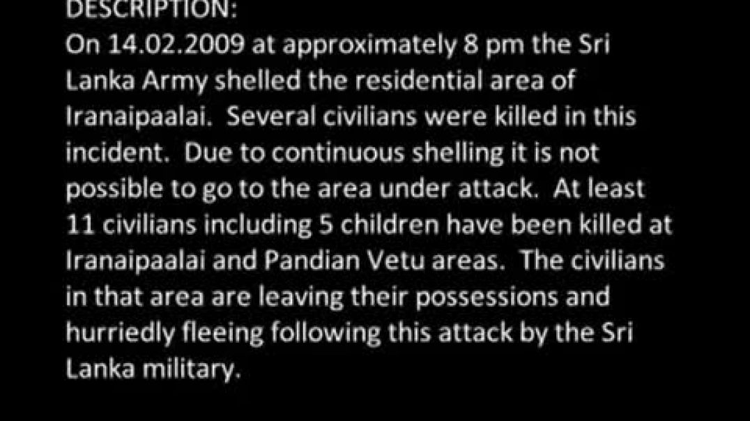 14-2-2009 ⁣| Tamil genocide | mullivaikkal | இனப்படுகொலை | முள்ளிவாய்க்கால்