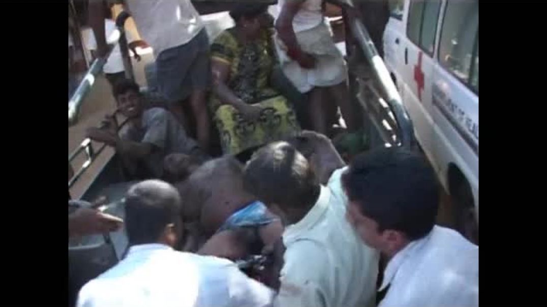 1-1-2009 Sri Lanka aerial bombing | Tamil victims in Vanni