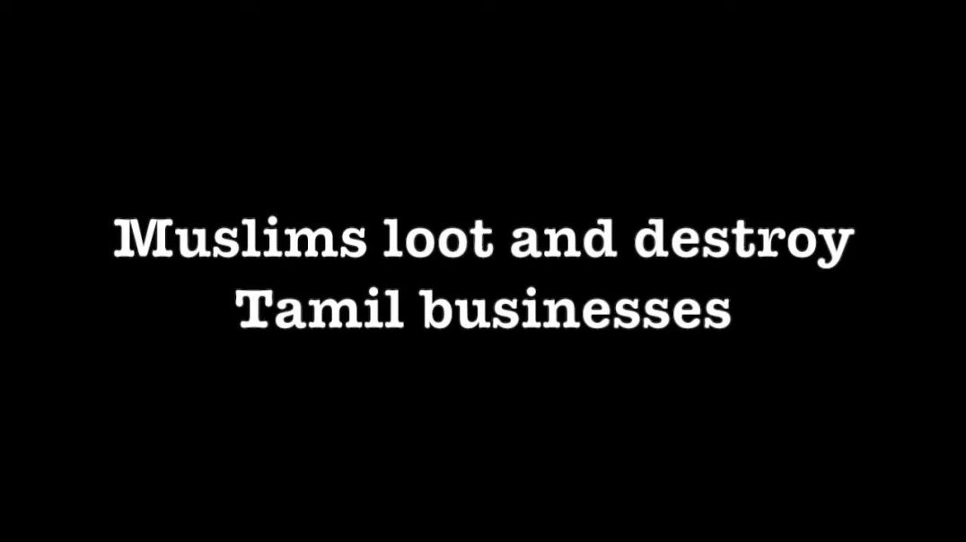 Sri Lankan Muslims played a key role in the war against the Tamil people